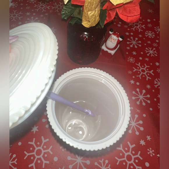 NWT | Starbucks siren shell | Pearl White/purple straw | 24oz - Picture 3 of 3